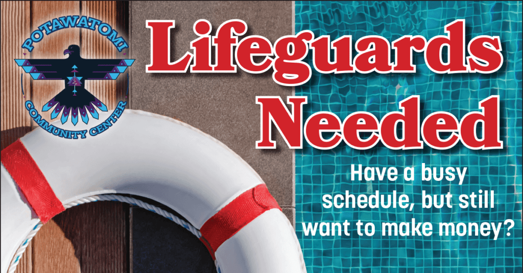 Lifeguards Needed Forest County Potawatomi 