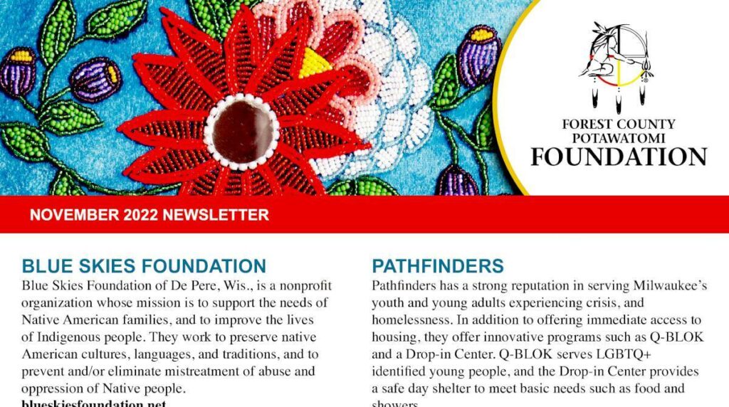 Annual Reports & Newsletters - Forest County Potawatomi